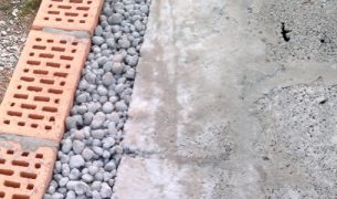 Утепление кирпичной кладки керамзитом